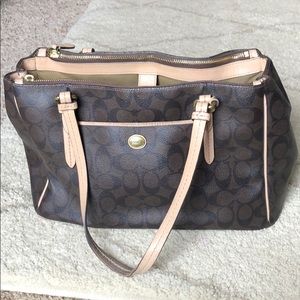 Leather Coach purse